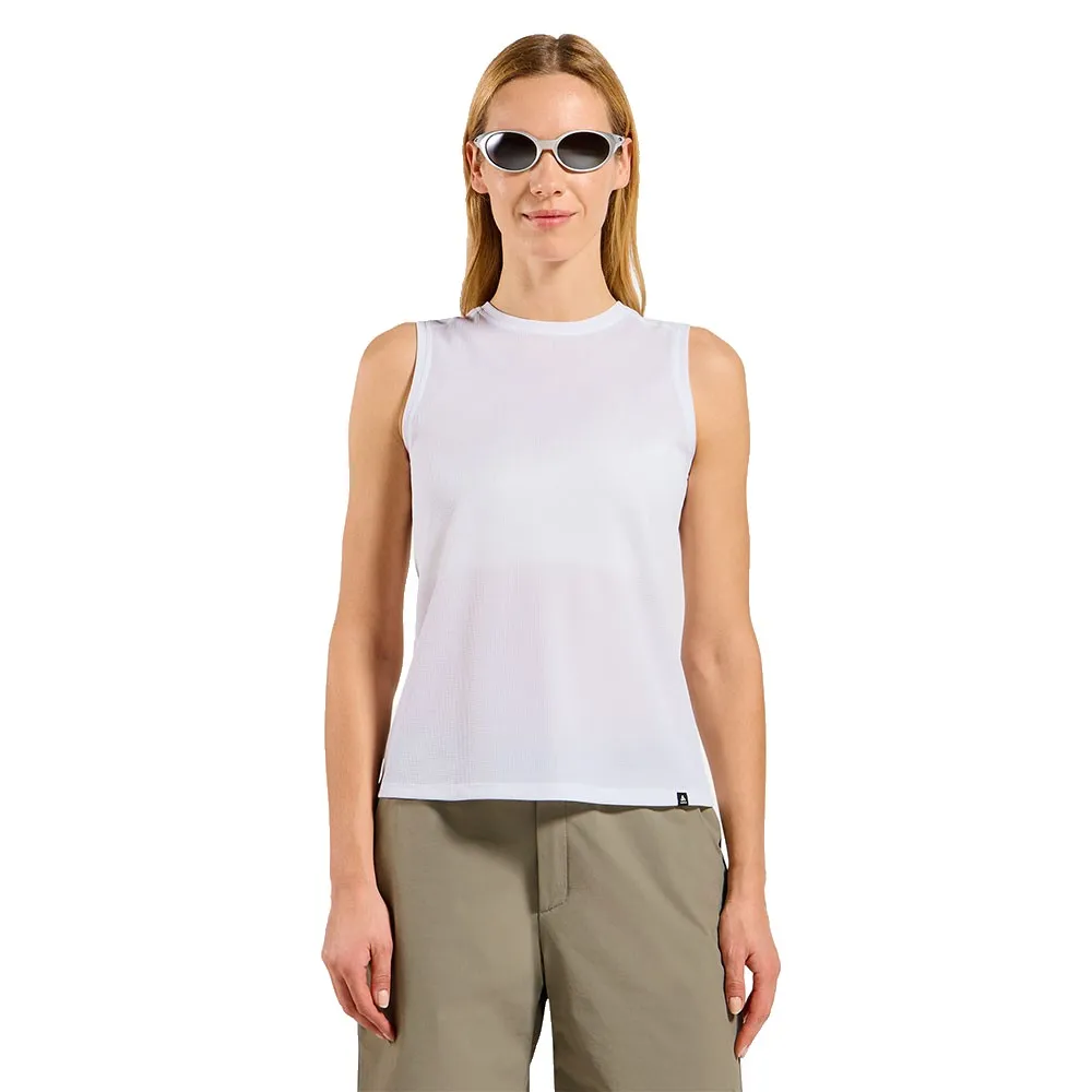 Odlo Cubic Light Mouwloos T-shirt Wit