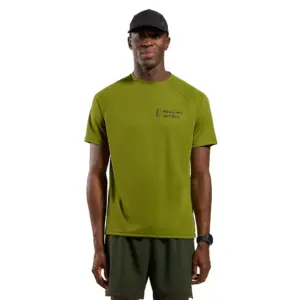 Odlo Essential Print T-shirt Met Korte Mouwen Guacamole
