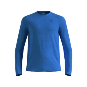 Odlo Essential Seamless T-shirt Met Lange Mouwen Blauw