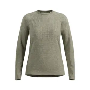 Odlo Essential Seamless T-shirt Met Lange Mouwen Vetiver Melange