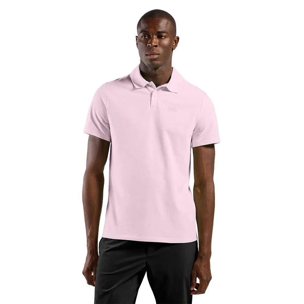Odlo Essential Solid Korte Mouw Poloshirt Roze