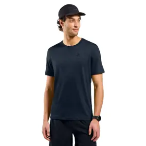 Odlo Merino 160 Korte Mouwen Basislaag Dark Sapphire