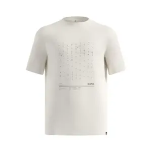 Odlo Merino Tencel Hyper Map T-shirt Met Korte Mouwen Gardenia
