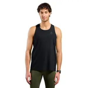 Odlo Zeroweight Chill-tec Mouwloos T-shirt Zwart