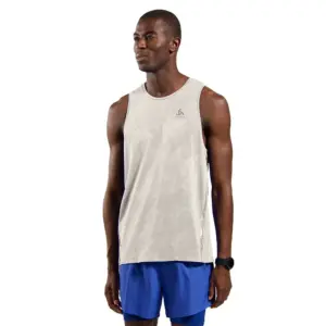 Odlo Zeroweight Engineered Chill-tec Mouwloos T-shirt Gardenia