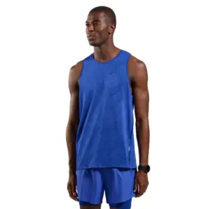 Odlo Zeroweight Engineered Chill-tec Mouwloos T-shirt Blauw