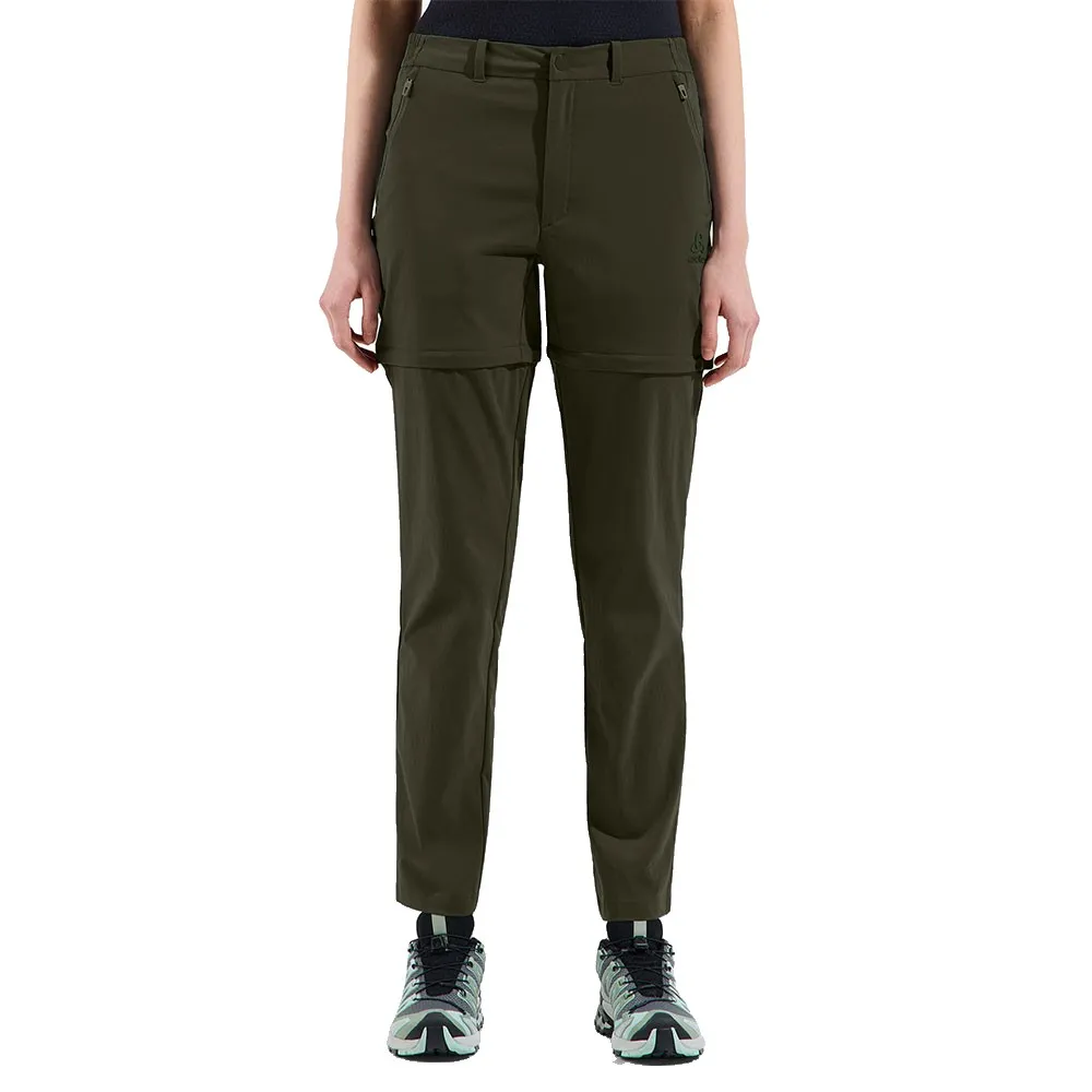 Odlo Zip-off Ascent Light Broek Forest Night