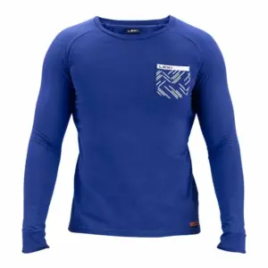 Leki Alpino 34312311 T-shirt Met Lange Mouwen Denim