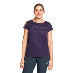 Trangoworld Biella T-shirt Met Korte Mouwen Paars
