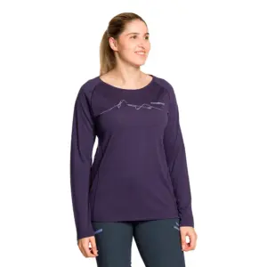 Trangoworld Meru T-shirt Met Lange Mouwen Paars