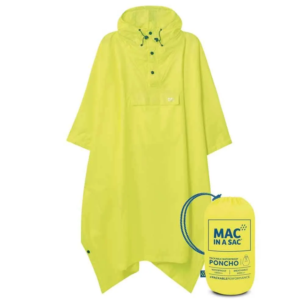 Mac In A Sac Poncho Geel