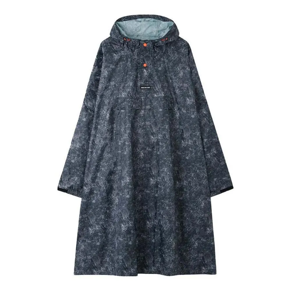 Mac In A Sac Festival Poncho Graphite Etch