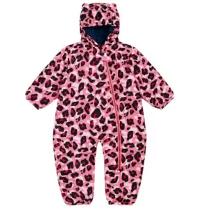 Dare2b Bambino Ii Snowst Sweatshirt Met Rits Dusty Rose Cheetah Print