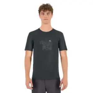 Karpos Gusela Merino T-shirt Met Korte Mouwen Grijs