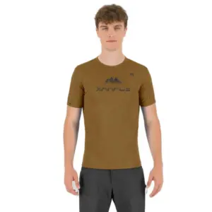 Karpos Loma Evo Print T-shirt Met Korte Mouwen Bruin