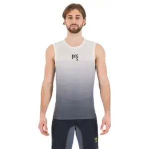 Karpos Verve Mesh Mouwloos T-shirt Wit