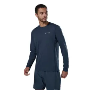 Montane Dart Nano T-shirt Met Lange Mouwen Blauw