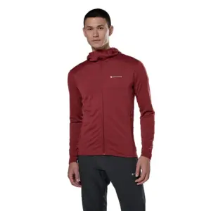 Montane Protium Lite Fleece Met Volledige Rits Dark Maple
