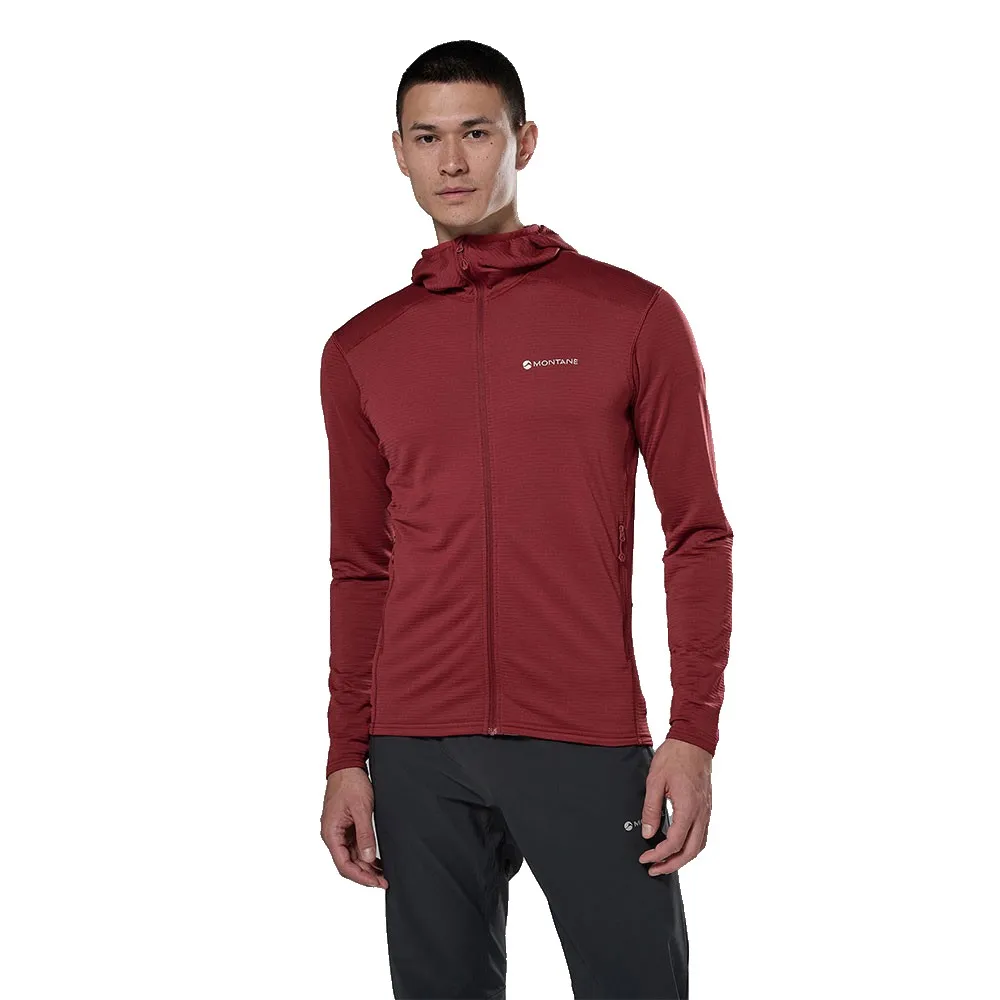 Montane Protium Lite Fleece Met Volledige Rits Dark Maple