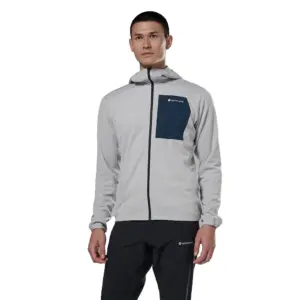Montane Zepher Fleece Met Kap Zilver
