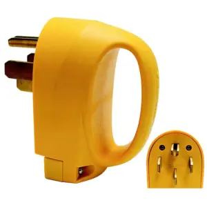Parkpower By Marinco Stekker Met Extra Brede Handgreep 50a Geel