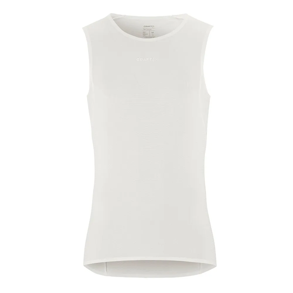 Craft Active Nanoweight Mouwloos Basislaag Wit