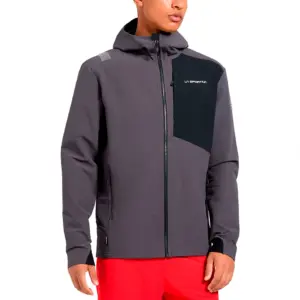 La Sportiva Descender Storm Fleece Met Volledige Rits Onyx / Chalk