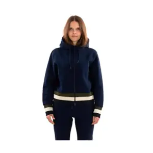 The Mountain Studio Cotton Tech Sweatshirt Met Rits Sky Captain