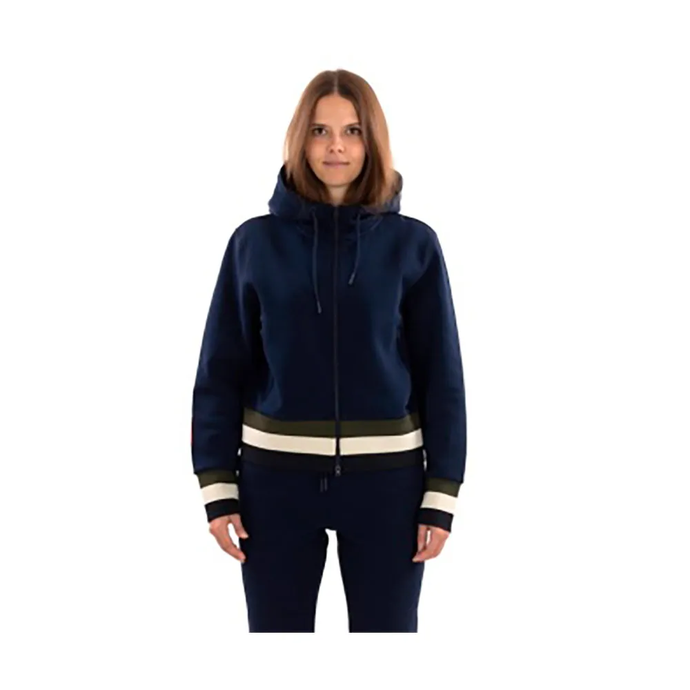 The Mountain Studio Cotton Tech Sweatshirt Met Rits Sky Captain