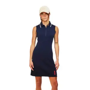 The Mountain Studio Knit Mouwloze Jurk Sky Captain