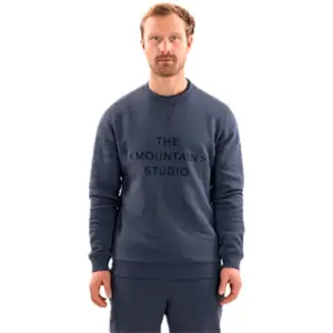 The Mountain Studio Organic Cotton Original Tms Crew Sweatshirt Blauw