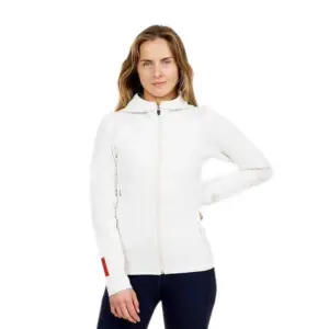 The Mountain Studio Two Tone Tech Fleece Met Volledige Rits Almond Milk