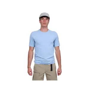 The Mountain Studio Two Tone Tech T-shirt Met Korte Mouwen Blauw