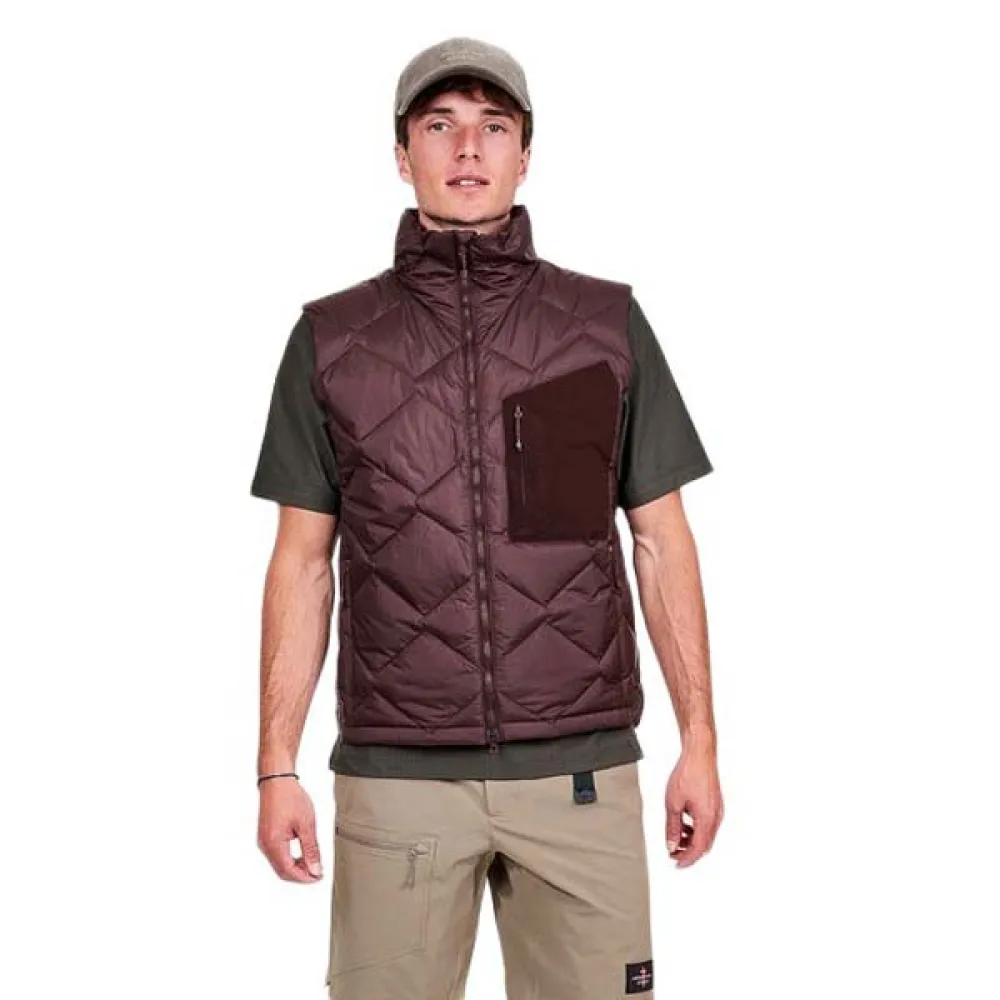 The Mountain Studio Ultralight Down Vest Fudge