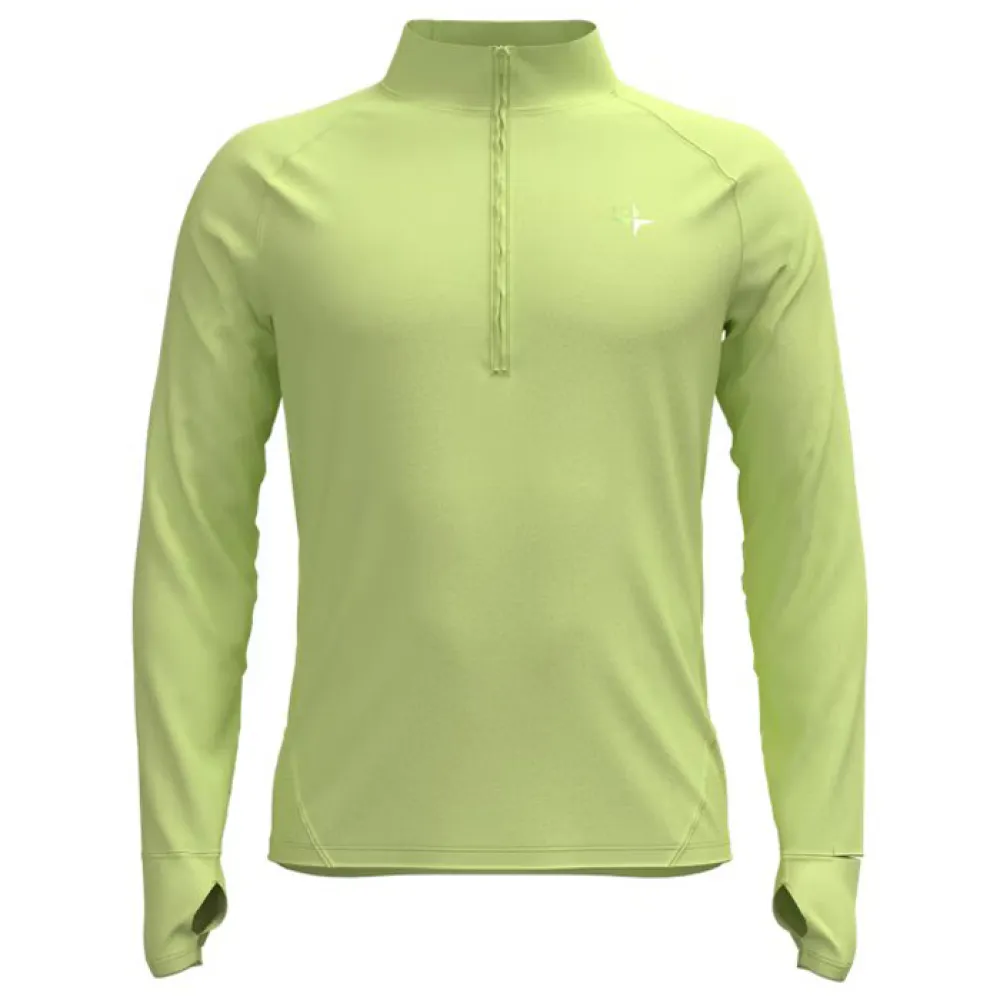 Under Armour Explore Trail Run Sweatshirt Met Halve Rits Groen