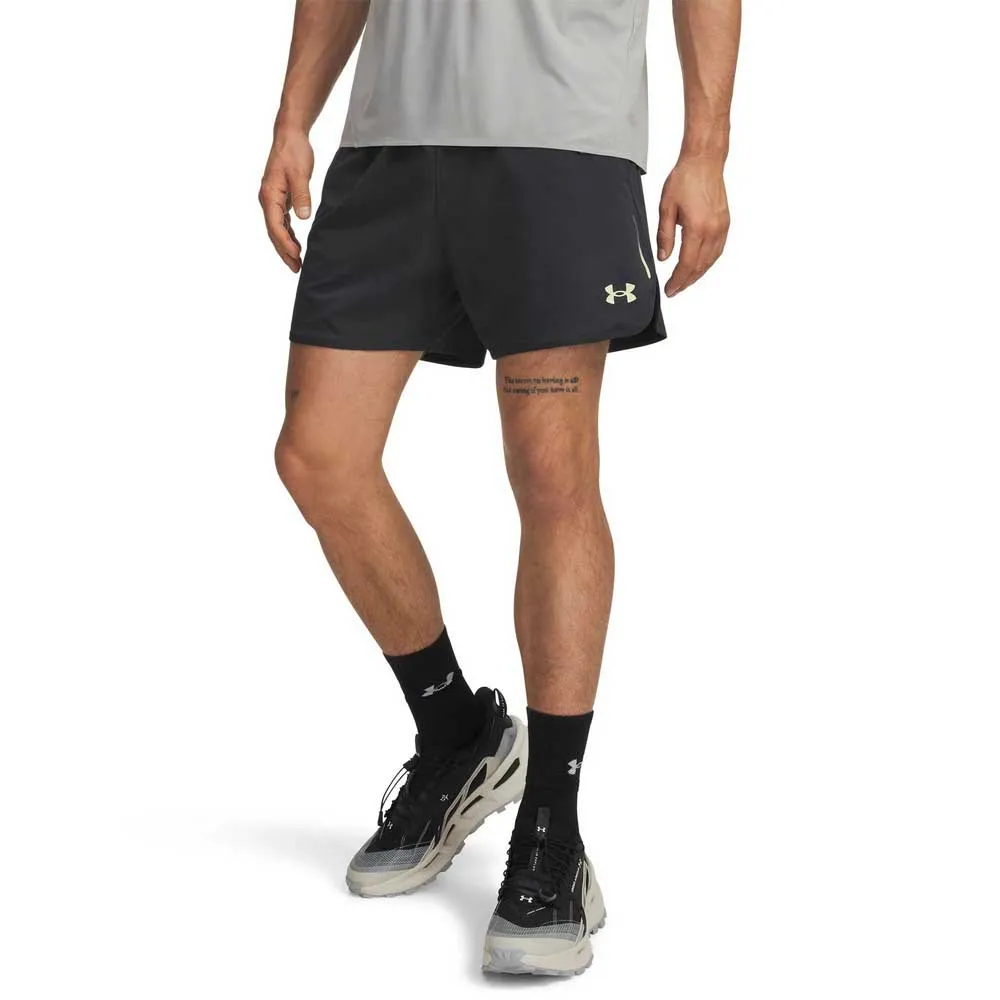 Under Armour Trail Run 5´´ Korte Broek Grijs