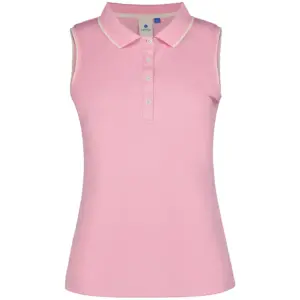 Luhta Kivisaari Mouwloze Polo Roze