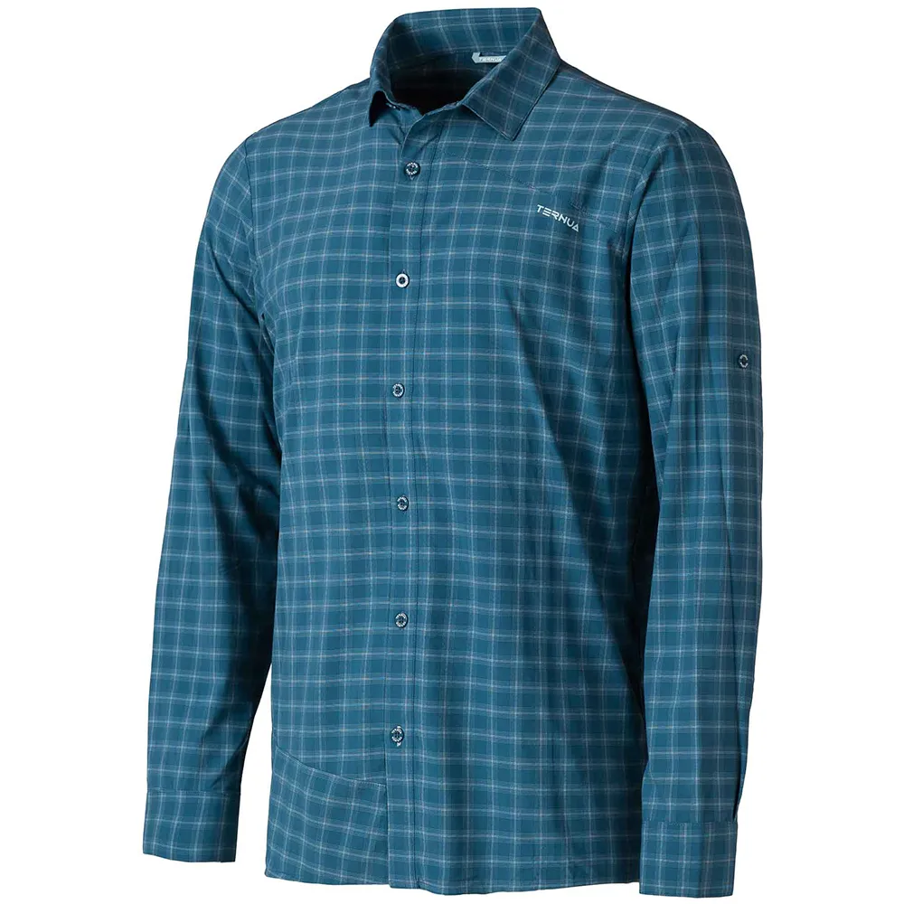 Ternua Athym Overhemd Met Lange Mouwen Blauw
