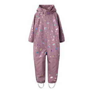 Name It Alfa08 Softshell Foil 1fo Overall Grape Shake / Bow