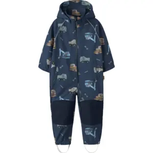 Name It Alfa08 Softshell 1fo Overall Oceana / Construction