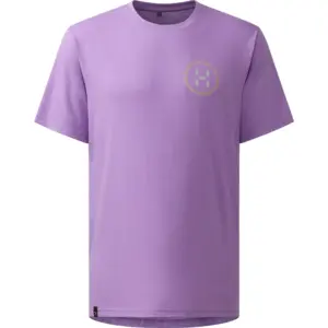 Haglofs Outsiders Graphic T-shirt Met Korte Mouwen Paars