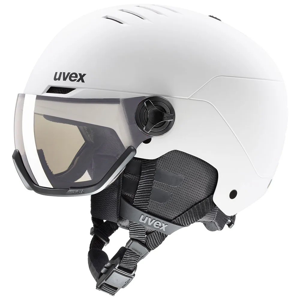 Uvex Wanted Visor Pro Variomatic Vrouwenhelm Wit