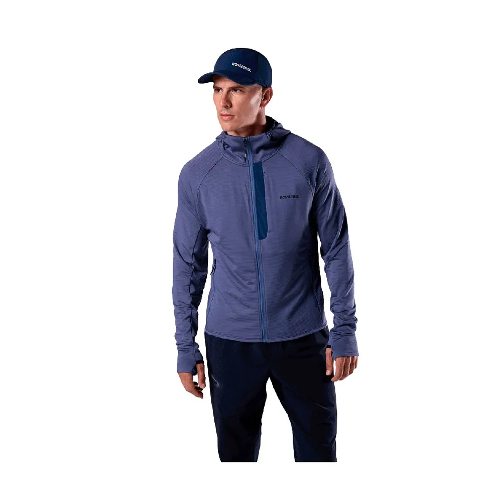 Rossignol Textured Mid Layer Sweatshirt Met Rits True Night