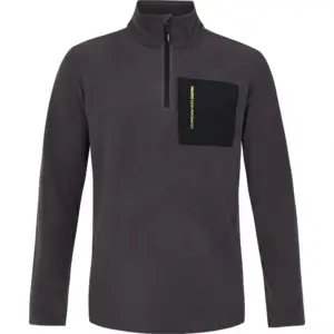Protest Care Half Rits Lange Mouw T-shirt Grijs