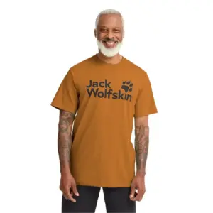 Jack Wolfskin T-shirt Met Korte Mouwen Brand T Autumn Leaves