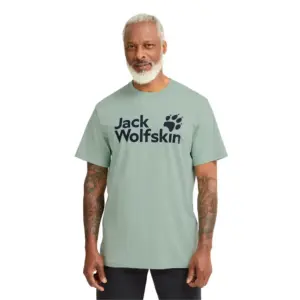 Jack Wolfskin Brand T-shirt Met Korte Mouwen Groen