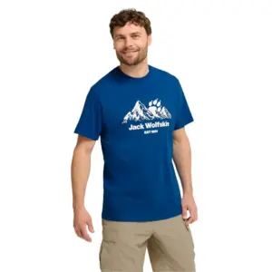Jack Wolfskin Carefree T-shirt Met Korte Mouwen Blauw