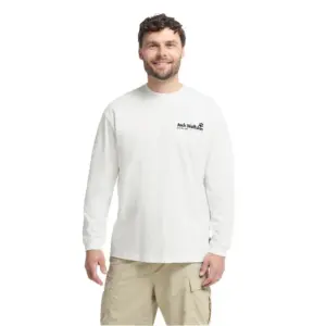 Jack Wolfskin Confident T-shirt Met Lange Mouwen Wit