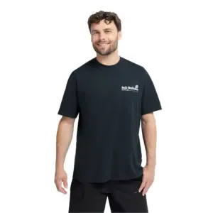Jack Wolfskin Confident T-shirt Met Korte Mouwen Zwart