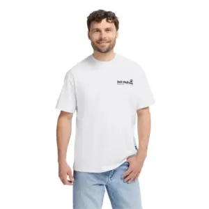 Jack Wolfskin Confident T-shirt Met Korte Mouwen Wit